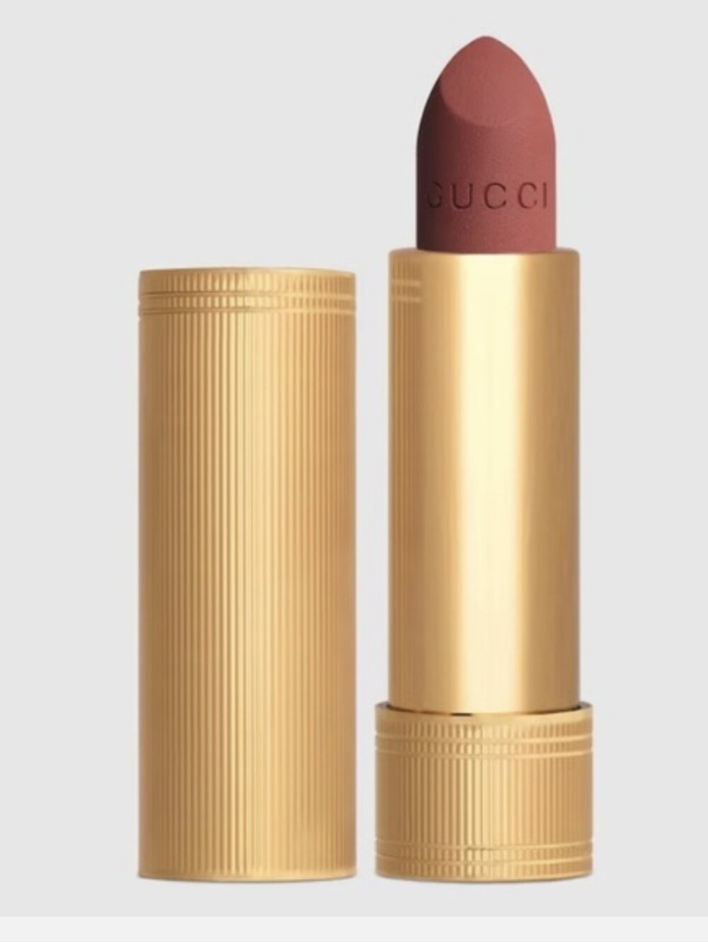 GUCCI ROUGE À LÈVRES MAT THEY MET IN ARGENTINA 208 TRAVEL SZ 0.035 oz 1g NEW